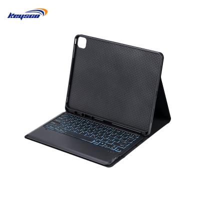 China Ipad pro 12.9 inch 2021/2020/2018 Wireless Leather Case Language OEM Tablet Keyboard for sale