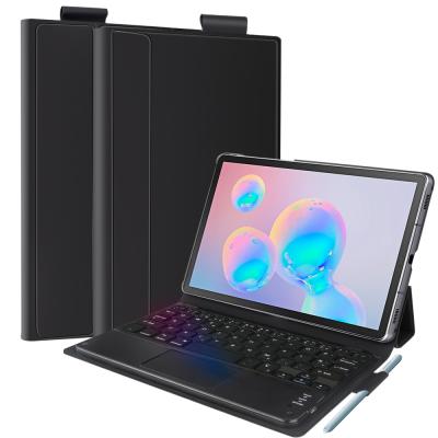 China Wireless Touchpad Keyboard and Case for Samsung SM-T860 Galaxy Tab S6 Site T865 10.5