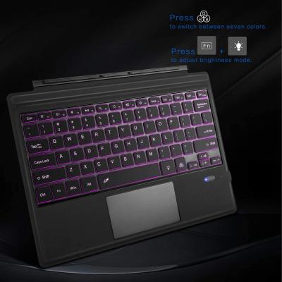 China Customized layout colorful touchpad wireless backlight wireless keyboard for outdoor pro 3/4/5/6/7 for sale