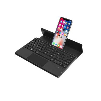 China Hot Selling Anti-ghosting Portable Multi-device Universal Wireless Keyboard with Stand for Tablet Smartphone for sale