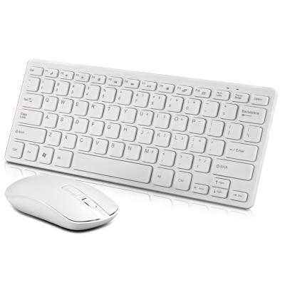 China 2.4GHz Wireless Technology 2.4G Keyboard and Mouse Combo Set Ultra Thin Wireless Mouse Keyboard for Business Office for sale