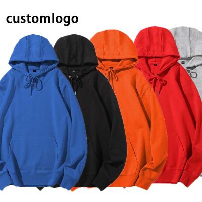 China ODM custons Long Sleeve 100% Cotton Hoodie Anti Shrink Sweatshirt Logo Printed Oversize Pullover Hoodies Custom Made for sale