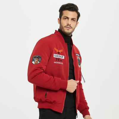 China 2021 Reversible Army Jacket With Outdoor Logo Winter Plus Size Mens Jackets for sale