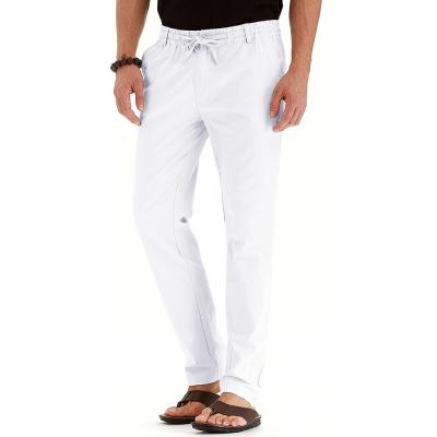 China Business Casual Loose Pants Solid Men's Long Pants Slim Straight Nylon Trousers for sale