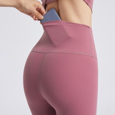 China Breathable wholesale women butt crack! crack! high waisted yoga pants fitness yoga wear women leggings for sale