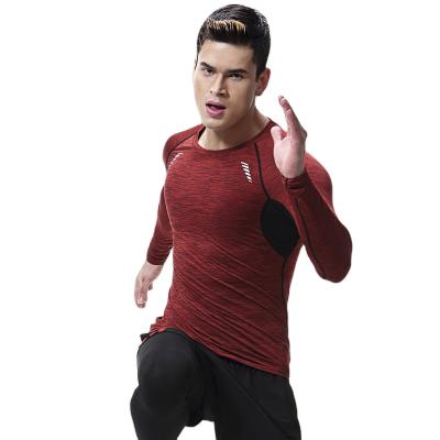 China Spandex Long Sleeve Sportswear Clothing Men Workout Breathable Gym Wear Fitness Gym Sport for sale