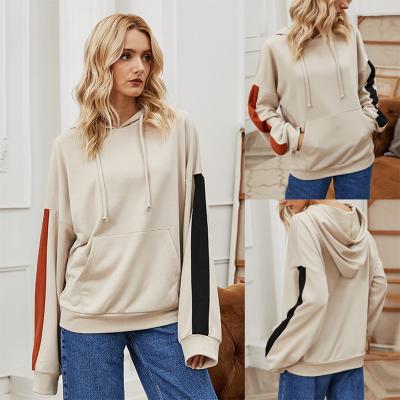 China Anti-wrinkle New Arrival Fashion Woman Hoodies Sweatshirts Soild Pattern Pullover Hoodie Women's Hoodies for sale