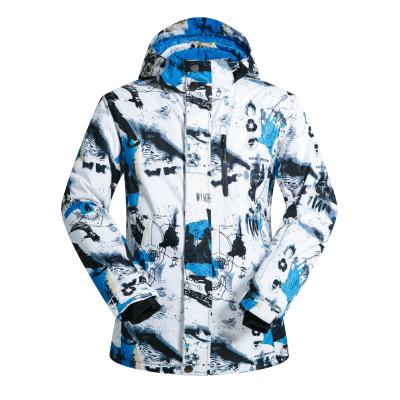 China Wholesale custom made plus size men's snow jackets waterproof windproof ski wear ski wear men's snow jackets winter cotton padded snow wear for sale