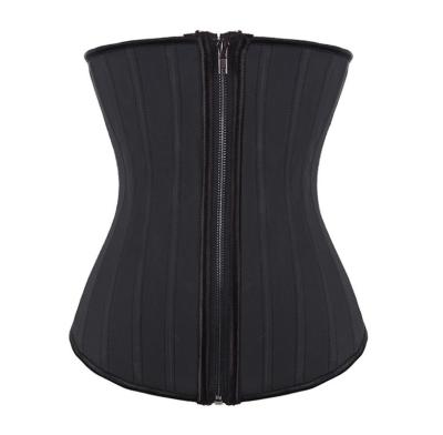 China High Elastic/Slimming 25 Supply Latex Corsets Shapewear Jumpsuit High Quality Steel Zipper Waist Corsets for sale