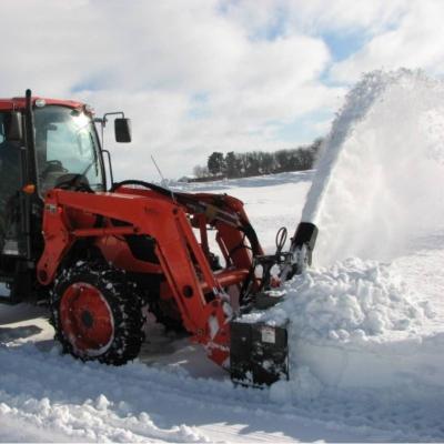 China Mini Farm Tractor Cheap Price Tractor Snow Thrower/Front Mounted Snow Blower Tractor/4 Wheel Drive Small Tractor With Snow Blower for sale