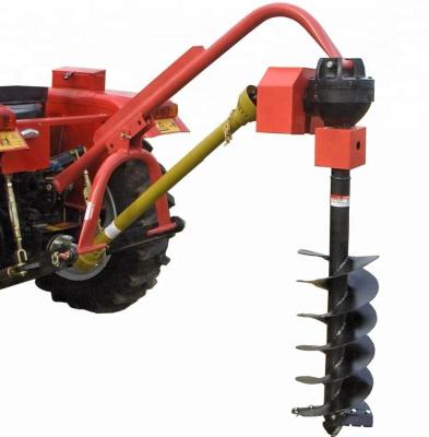 China Farms soil drilling fence fence post drill machine/rotary earth drilling rig/mini hydraulic post hole digger for sale