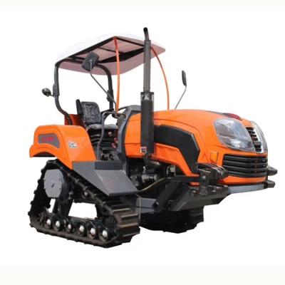 China Farm Tractor Direct Factory Price Cheap Farm Cultivating Small Track Rubber Farm 50hp 75hp Mini Crawler Tractor For Sale for sale