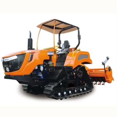 China Chinese Farm Use 50hp 75hp Mini Size Farm Tractor Factory Supply Small Rubber Crawler Tractor For Sale for sale