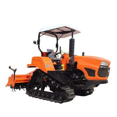 China Small crawler tractor for sale paddy use farm crawler tractor 50hp 80hp small crawler tractor use in rice field for sale