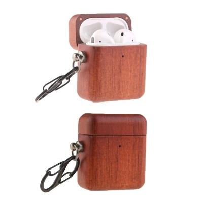 China 2021 New Arrival Full Protective Durable Wireless Earphone Eco-friendly Charging Natural Wooden Case For Airpods pro for sale