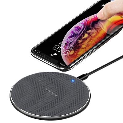 China Mobile Phone Tablet PC MP3 GPS 10w Metal Design Fast Charging Wireless Charger For Iphone for sale