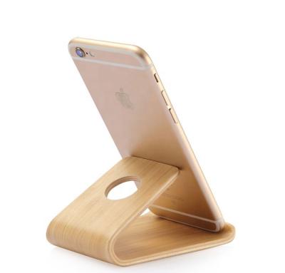 China Creative Solid Wood Multi-functional Cooling Cell Phone Bracket Flat Dish Wooden Bracket Phone Filling Wooden Stand for sale