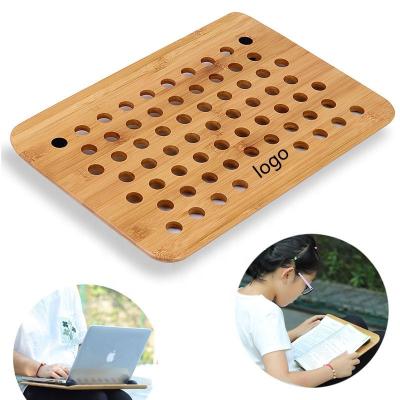 China Notebook Computing Radiator Wood Laptop Computer Aid Heat Dissipation Cooling Base for sale