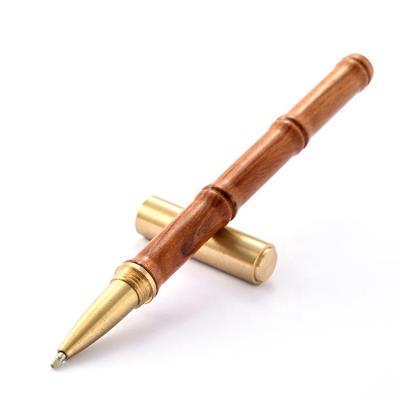 China China Factory Direct Wooden Signature Pen Metal Brass Gel Pen High End Gifts Men's Signature Pen Business Gift Customization for sale