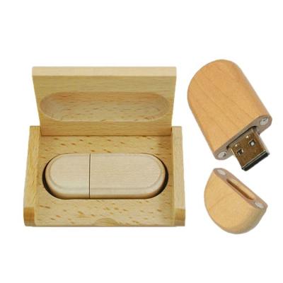 China Brand New Wooden Logo Wooden Usb With Box Custom Usb 2.0 Flash Drive 4Gb 8Gb 16Gb 32Gb U Disk Wedding Gift for sale