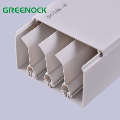 China Electrical Wires Easy Installation Plastic Compartment Cable Trays Cable Trucking And PVC Trunking for sale