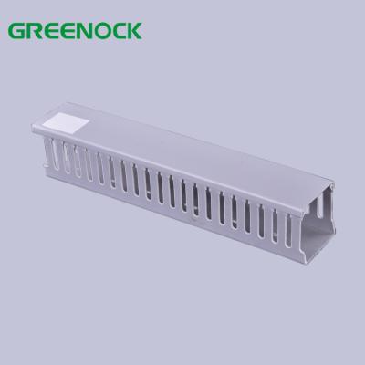 China Normal Electrical Wires Installation Specificaion Of Cable Trunking Wiring Conduit Slotted PVC Trunking 15x25 for sale