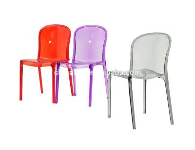 China Modern wholesale transparent acrylic plastic chair for dining /office PC-111A for sale