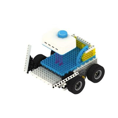 China Building blocks 2024 Hot Sale Wholesale cheap Building block game Collision car shape ABS Building block toys for sale