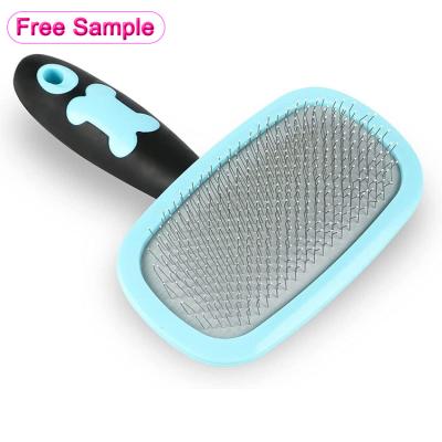 China Wholesale Demat Fur Product Pet Stored Professional Double Side Comb Cat And Dog Brush Grooming for sale