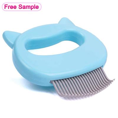 China Stocked Cat Hair Comb Dog Brush Pet Cleaning Grooming Tool Buffer Remover Dematting Remover Moulder for sale