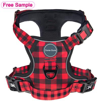 China Amazon Fashion Dog Harness Dog Vest Reflective Hot Selling Adjustable Padded Reflective Leash for sale