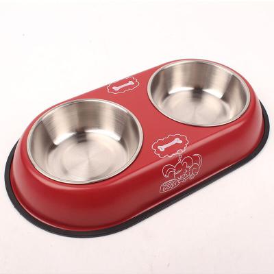 China Dog Feeding Bowl Sustainable High Quality Stainless Steel Small Durable And Convenient For Pet for sale