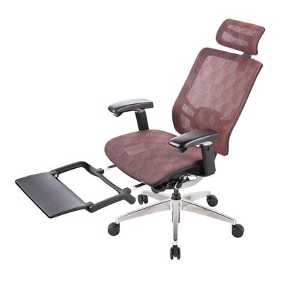 China Swivel Chairs With Footrest Leg Rest Comfortable Mesh Ergonomic Office Chair for sale