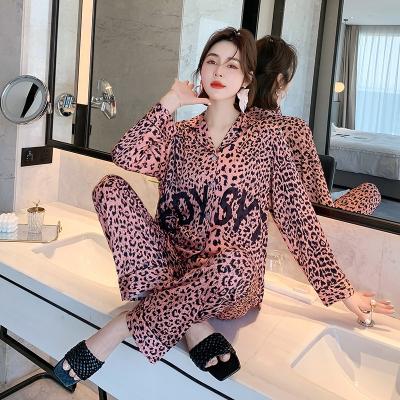 China New Arrivals Luxury Satin Silk Thermal Pajamas Wholesale Ice Silk Pajama Sleepwear For Women Plus Size Summer Nightgowns for sale