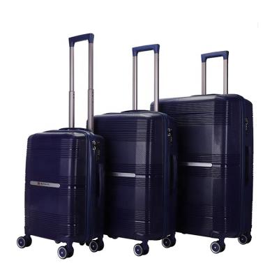 China China Supplier Hot Sale Trolley Suitcase Zipper PP Luggage For Business Travel for sale