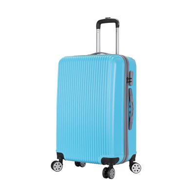 China ABS Factory 2019 Fashionable Hard Luggage Suitcase 4 Wheel Spinner Carry On Luggage Set for sale