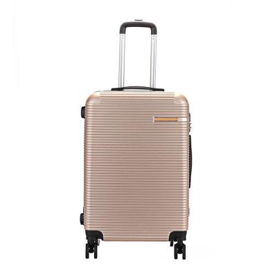 China 2019 Fashion Travel Trolley Luggage With High Quality ABS/PC Shell Luggage Set Customized Hard Suitcase for sale