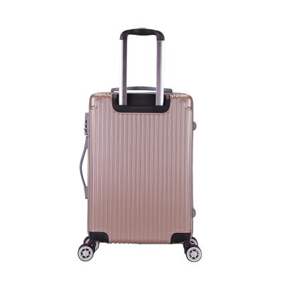 China New Design Travel ABS Zipper Fashionable Suitcase Sets Hand Luggage Case for sale