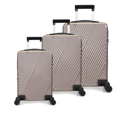 China Fashion Frame Series Aluminum ABS PC Luggage With TSA Lock And Universal Wheels for sale