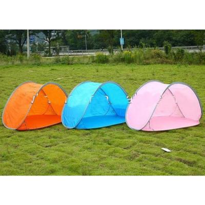 China Camouflage / Field Blue Red Pop Up Beach Tent With Floor And 50+ UV Protection In Various Colors for sale