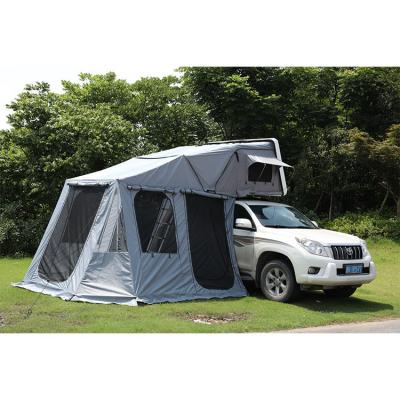 China Durable SUV Tent Top Hard Shell Fully Automatic Truck-Mounted Tent Annex Room Hard Top Car Self-Propelled Top Bed Tent for sale