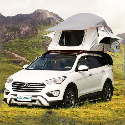 China Straight Jack Up Type Car Tent Travel SUV Self Propelled Car Ride Jacked Hard Shell Roof Bed Roof Folding Outdoor Tent for sale