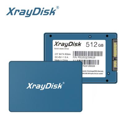 China Factory Wholesale HDD 2.5 Inch SATA3 512GB SSD Xraydisk Internal Drive For Laptop Desktop for sale