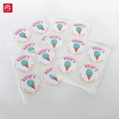 China Waterproof Custom Flat Sticker Sheets Style Waterproof Printing Adhesive Paper Stickers Labels for sale