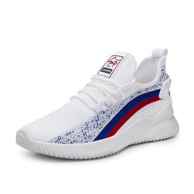 China Fashion Trend Sports Shoes For Man White Custerm Logo Sneaker New Style Low Price Breathable Walking Shoes for sale