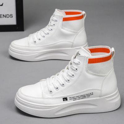 China CUSHIONING Women's Walking Shoes Wedge Platform Lady Outdoor Fashionable Sneaker High Top Sports Shoes for sale