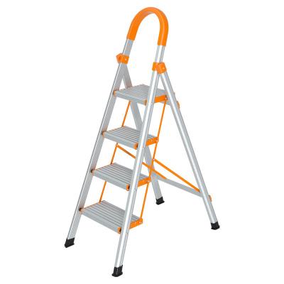 China Factory Direct Durable Safety Step Folding Aluminium Ladder For Home Supermarket for sale