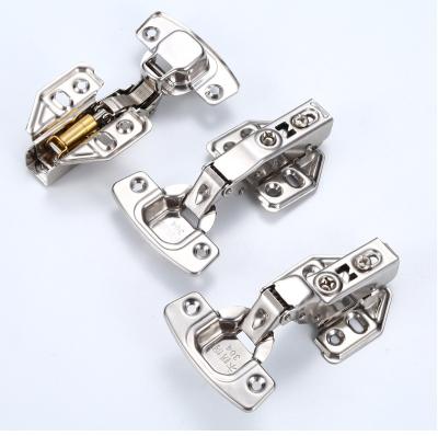 중국 304 Stainless Steel Hinge Kitchen Hydraulic Soft Close Door Hinge Furniture Shock Absorber Wooden Furniture Hinge Hardware 판매용