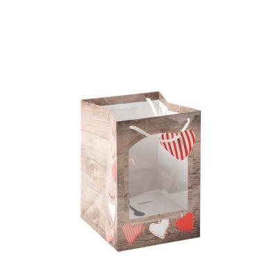 China Recyclable Customized Logo Gift Paper Bag Handing Shopping Paper Bag Gift Packaging Festive Packaging UV Coating Varnishing VANISH for sale