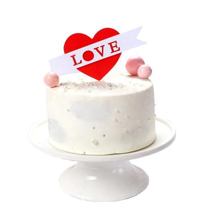 China Wholesale colorful cupcake paper dessert cake valentine love kiss cake decorating valentine gifts for sale